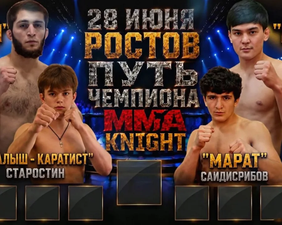 MMA Knight: анимированные афиши и выходы бойцов
