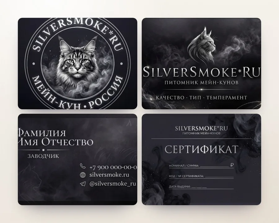 SilverSmoke: фирменный стиль питомника
